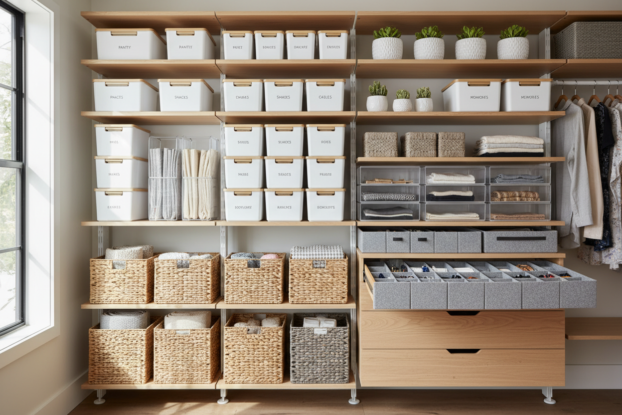 storage & organization real image